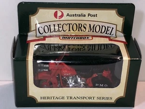 MATCHBOX MB50 HARLEY-DAVIDSON AUSTRALIA POST P.M.G. MOTORBIKE PROMOTIONAL - Picture 1 of 4