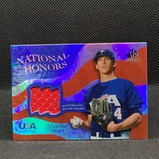 2004 SP Prospects National Honors USA Jersey RED #TB Travis Buck