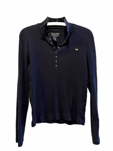 Polo Jeans Company Damen Large Langarm figurbetontes Oberteil Druckknopfdetail - Bild 1 von 10