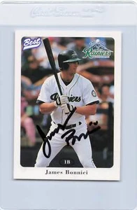 1996 Best #5 James Bonniei Rainiers Signed Auto *K3634 - Picture 1 of 2