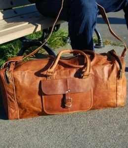 Good quality Leather Duffle Travel Luggage Weekend Overnight Limited Edition - Picture 1 of 4