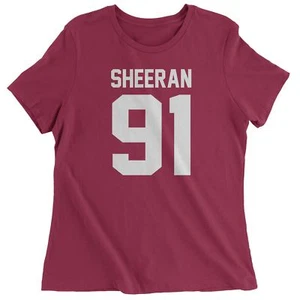 Sheeran 91 Jersey Style Geburtstag Jahr Damen T-Shirt - Bild 1 von 22