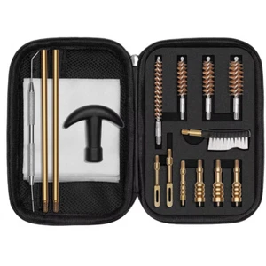 MaximalPower Gun Cleaning Kit For .40 .45 .22 .38 9mm Cal. Rifle Pistol w/ Case - Picture 1 of 7