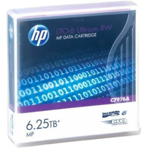 5 x HP Enterprise HPE LTO-6 Ultrium-6 MP RW Data Tape Cartridge 6.25TB C7976A
