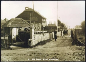 Sea Place, WEST WORTHING, Sx. Reproduction Photo of Century Old Image. Free p&p - Picture 1 of 1
