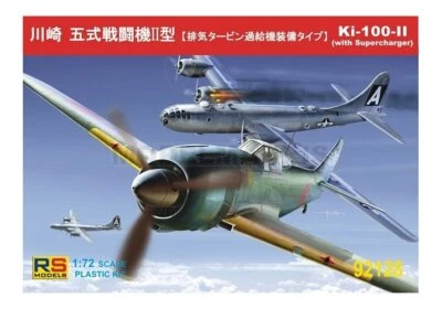 RS MODELS 92128 1/72 Ki-100 II Turbocharger (3 decal v. for Japan, GB) Resin par - Immagine 1 di 4