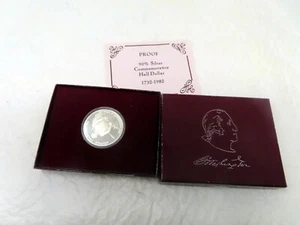 1982 George Washington Commemorative Proof Silver Half Dollar w/Box COA 90% Silv - Picture 1 of 4