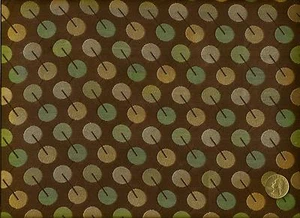 Arc/com Bauble Eggplant Mid Century Modern Contemporary Shapes Upholstery Fabric - Picture 1 of 1