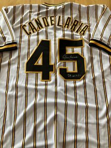 Pirates John Candelaria signed jersey with 79 WSC inscription WCOA 