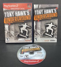 Tony Hawk's Underground Greatest Hits (Sony PlayStation 2, 2003) PS2 Complete