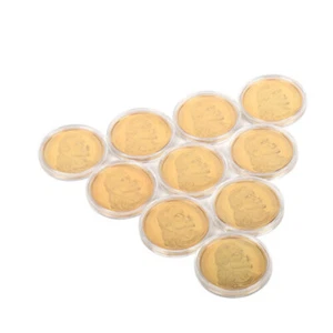 100Pc Gold Plated Jesus Christ Last Supper Coin Great Religious Keepsake Collect - Picture 1 of 11