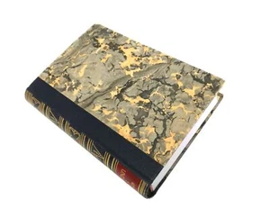 Unikat Skizzenbuch Notizbuch Tagebuch Handarbeit antikes Buch Einband grau - Picture 1 of 9