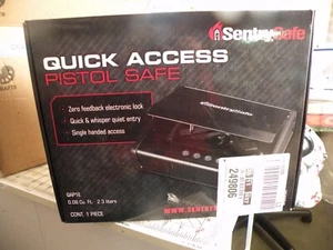 NIB Sentry Quick Access Handgun Safe Steel Portable Conceal Pistol Storage QAP1E - Picture 1 of 4