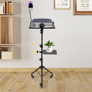 Multifunktionaler Projektorständer Höhenverstellbarer Bodenständer Laptopständer - Afbeelding 1 van 24