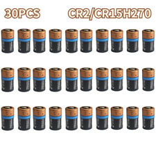 30PC Battery Non-rechargeable For Flashlight Photo Camera CR2 CR15H270 3V 800mAH