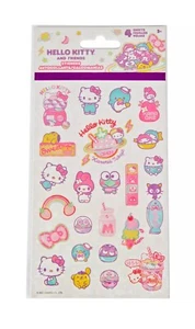 PEGATINAS Hello Kitty and Friends Sanrio 4 hojas KAWAII TOKYO álbum de recortes holograma - Imagen 1 de 6