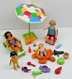 Ferientag am Strand + Familie ++ Figur Zubehör Urlaub Summer Fun ++ Playmobil - Bild 1 von 1