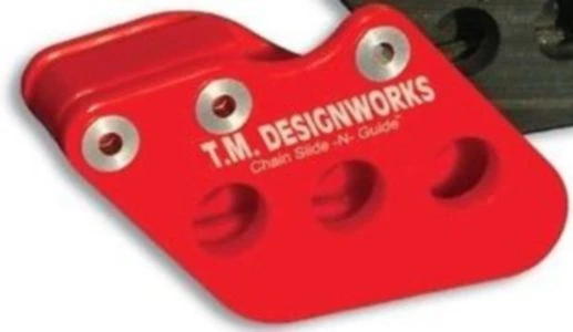 T.M. Designworks RED "Factory 1" Rear Chain Guide for Honda 2004-05 CRF250X - Image 1 of 1