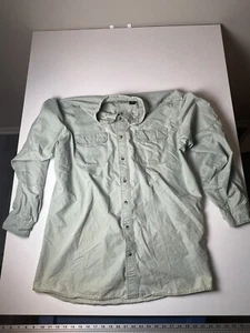 Red Head Mens Size XL Tall Green Button Up Outdoors Pockets Cotton Shirt - Picture 1 of 6