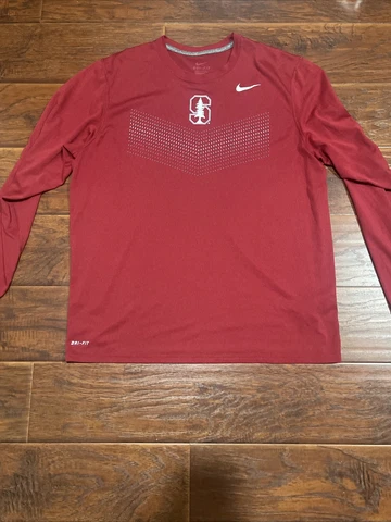 Stanford Cardinal Nike Legend Dri-Fit Long Sleeve Shirt Mens XL Cover