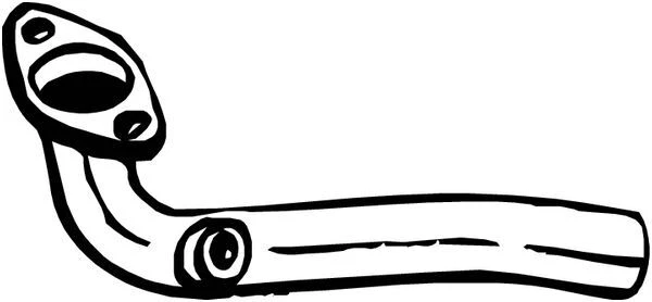 BOSAL 700-205 EXHAUST PIPE FRONT FOR TOYOTA Foto 1 de 3