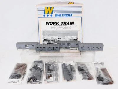 Erly Walthers 932-87 Work Train Set #1 Santa Fe ATSF MOW SIX Pc kit C8 HO Sealed - Image 1 of 4