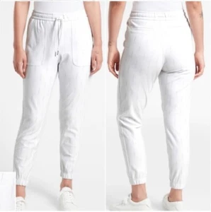 Athleta Pants Womens 24 Farallon Printed Joggers High Waist Pockets Comfort - Picture 1 of 12