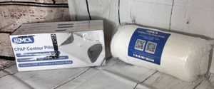 NOB HOMCA CPAP Cuscino Contorno Grigio Bianco Biancheria da Letto Memory Foam PL08 Riposo - Foto 1 di 7