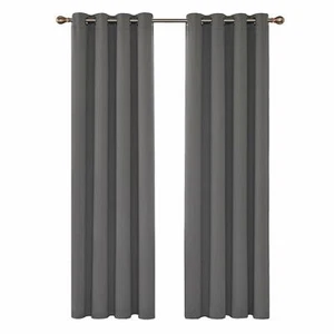 Deconovo Tende Oscuranti Termiche Isolanti con Occhielli 100% Poliestere 140x260 - Foto 1 di 1