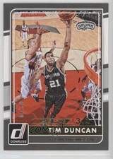 2015-16 Panini Donruss Assists /30 Tim Duncan #105 HOF