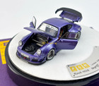 ZD PGM 1:64 Purple RWB 930 Round Classic Sports Model Diecast Metal Car BN