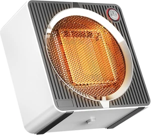 Small Space Heater, Low Watt Portable Electric Heaters for Indoor Use On Desk, P - Picture 1 of 8