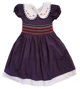Smocked Dress Baby Toddler Girls Handmade Vintage Australian Classic New Styles