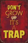 It's A Trap Retro/ Vintage Tin Metal Sign Man Cave, Wall Home Décor, Shed-Garage