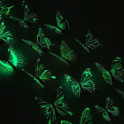12x Glow in Dark 3D Butterfly Wall Stickers Decal Home Decor DIY Room Decoration