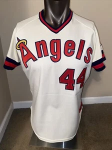 Reggie Jackson California Angels Rawlings Jersey Vintage Authentic Pullover Sz42 - Picture 1 of 17