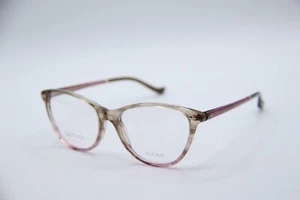 NEW SAFILO TRATTO 09 AFO CLEAR BEIGE BROWN PINK AUTHENTIC EYEGLASSES - Picture 1 of 4