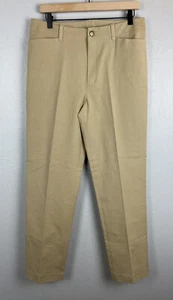 NWT LRL Ralph Lauren Women’s 12 Westbury Earthtone Slim Leg Stretch Pant Beige - Picture 1 of 3