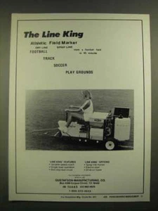 1988 Gustafson Line King Athletic Field Marker Ad - Picture 1 of 1