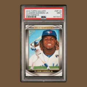 Vladimir Guerrero Jr (RC) PSA 9- 2019 Topps Gallery - Masterpiece Green #MP-29 - Picture 1 of 3