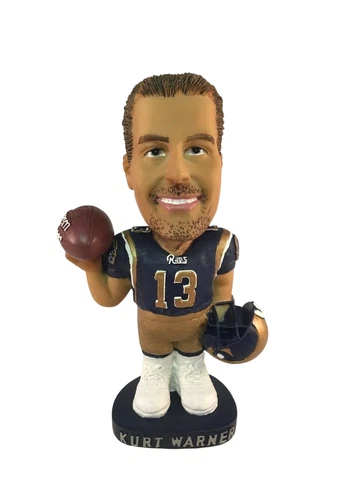 KURT WARNERS ST. LOUIS RAMS VINTAGE QB CLUB BOBBLEHEAD BOBBLE DOBBLES Cover