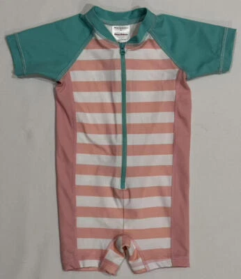 Hanna Andersson Mädchen Einteiler Rash Guard Badeanzug Gr. 80 18-24 Monate Neu ohne Etikett - Bild 1 von 4