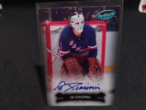 2006-07 Upper Deck Parkhurst Auto Ed Giacomin #8 Auto SP - Picture 1 of 2