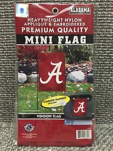 Party Animal Official NCAA Fan Shop Authentic 2-Pack Mini Garden/Window Flag Alabama Crimson Tide 