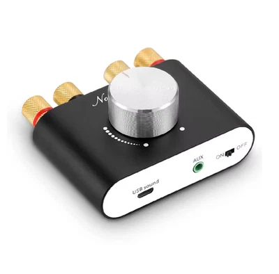 Nobsound NS-01G Pro Mini Amplificatore Bluetooth 5.0 Hi-Fi Digitale 50W+50W usb - Immagine 1 di 4