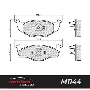 Pastillas de freno de alto rendimiento Mintex Racing MDB1804 M1144 - Imagen 1 de 1