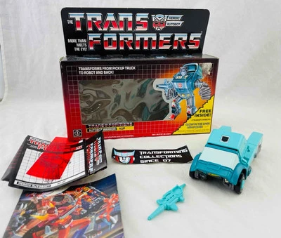 Transformers Original G1 Autobot Car 1986 Kup Complete w/ Box Poster Offer - Image 1 of 4