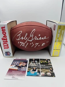 Bob Griese Miami Dolphins Signed Super Bowl VII Duke Pro Football 17-0 JSA - Picture 1 of 3