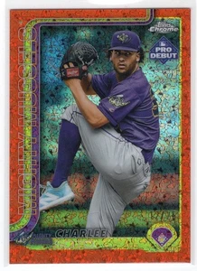 2025 Topps Chrome Pro Debut Charlee Soto Orange Mini-Diamond Refractor 12/25 - Bild 1 von 1