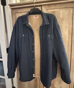 Vintage 90’s WRANGLER 2X Jeansjacke mit Sherpa Futter dick Greensboro NC - Bild 1 von 11